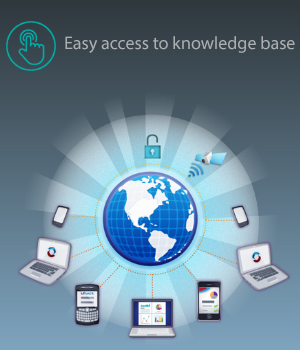  Easy access to knowledge base